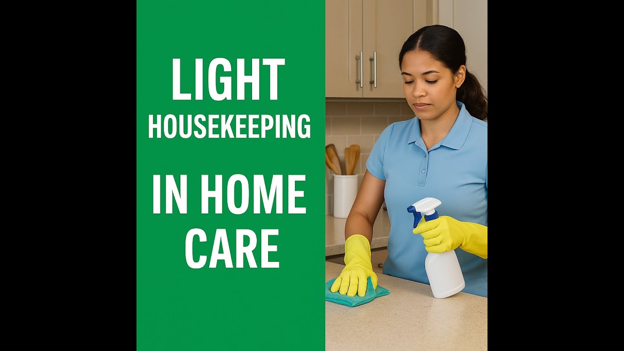 Light Housekeeping in Home Care – Home Care Staff Training