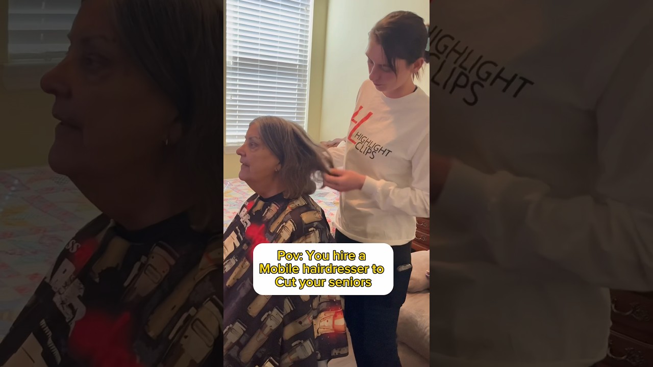 Mobile Hair Stylist for Seniors: In-Home Grooming Services