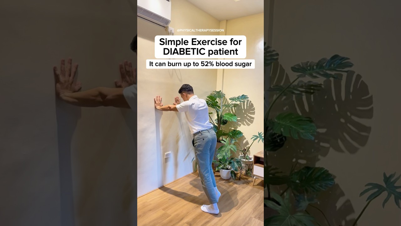 Simple exercise for DIABETIC PATIENT! #diabetes #diabetic #diabeticcare