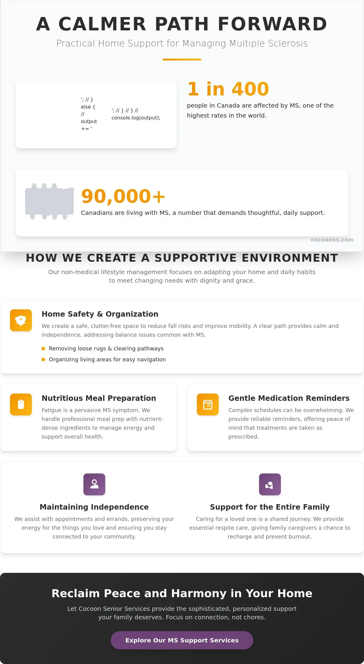 Comprehensive Multiple Sclerosis Home Support in London and Surrounding Areas