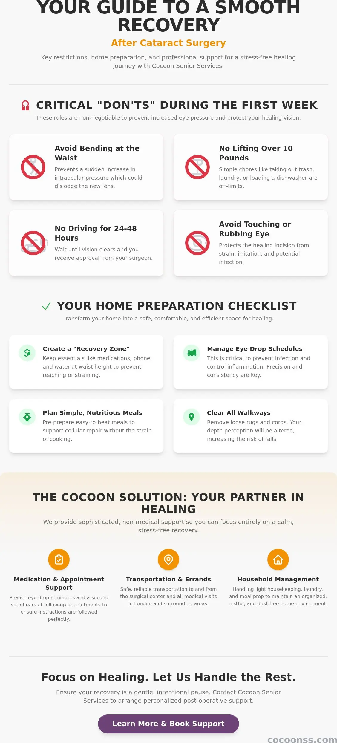 How to Organise Home Support After Cataract Surgery in London and Surrounding Areas